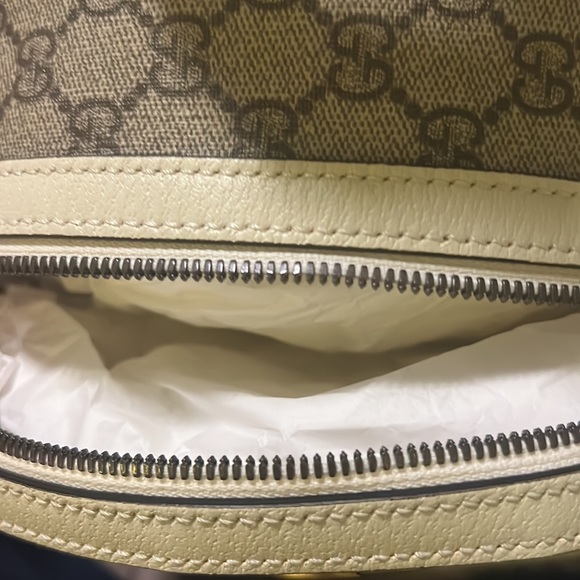 Gucci ophidia backpack with light tan trim. Never used and still has wrapping. - Picture 5 of 5